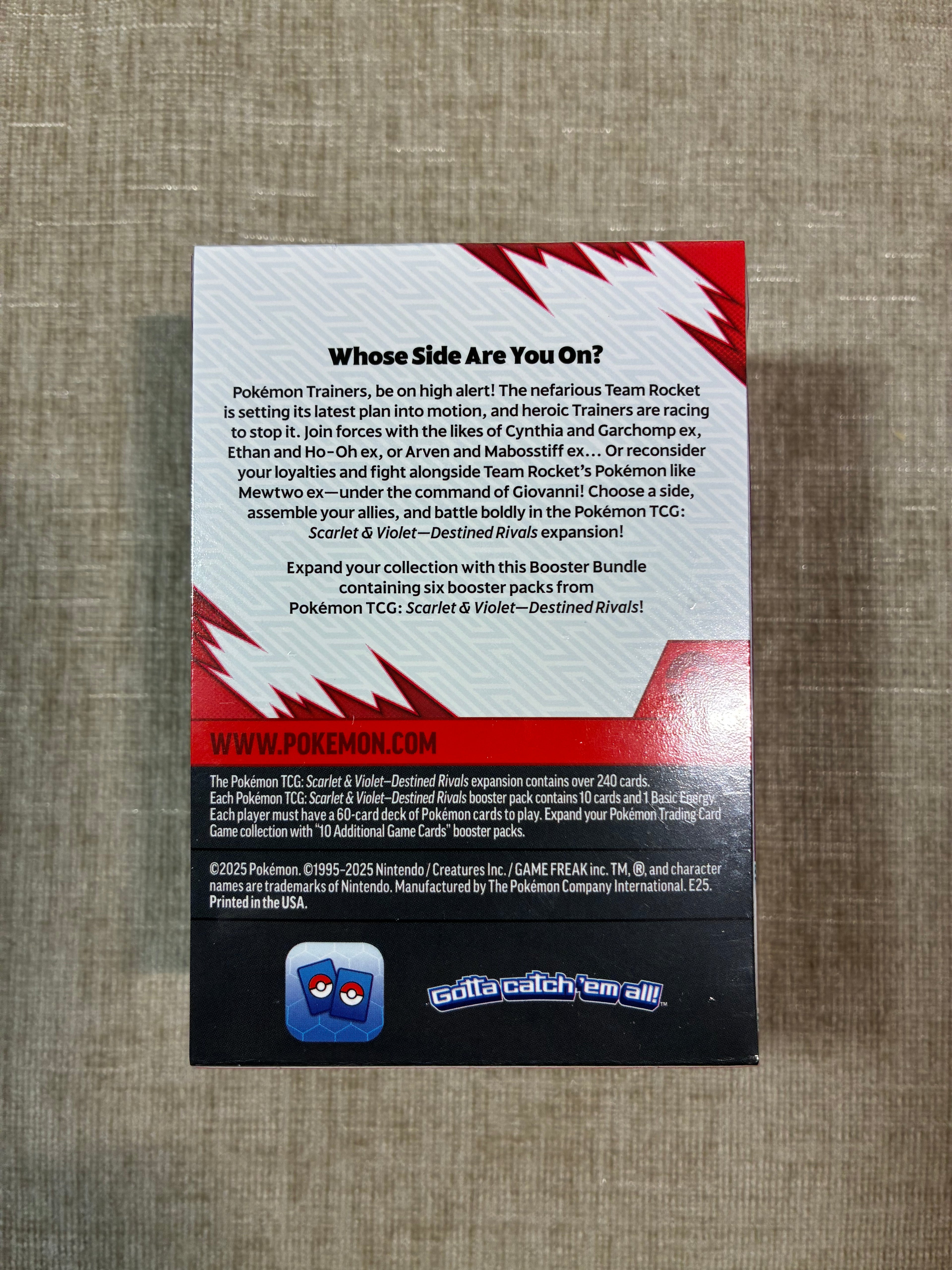 Pokemon TCG: S&V Destined Rivals Factory Sealed Booster Bundle Box