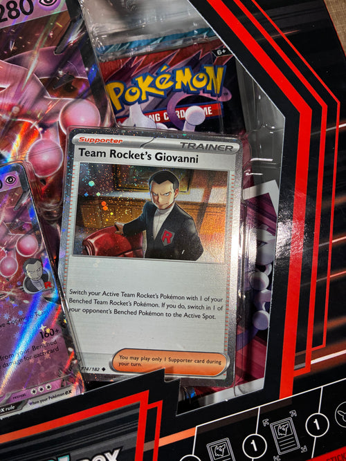 Pokemon TCG Team Rocket’s Mewtwo Ex Box Destined Rivals - BRAND NEW SEALED