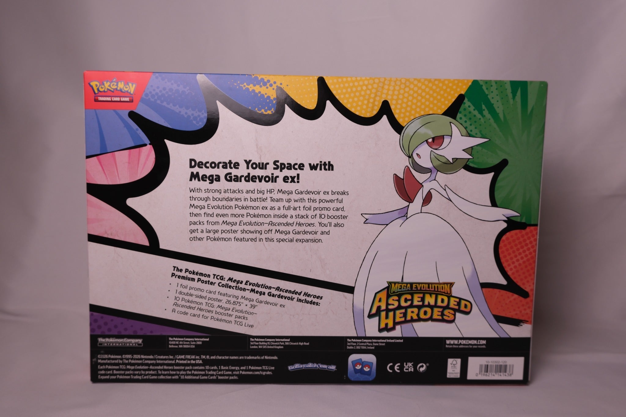 Ascended Heroes Premium Poster Collection Mega Gardevoir Pokemon